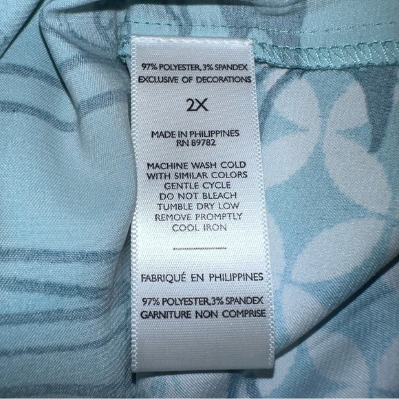 N by Natori Sakura Satin Pajama Set Sz 2X Mandarin Collar Excellent Condition - Picture 7 of 16